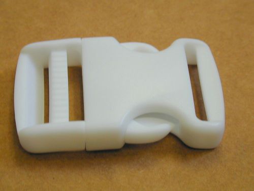 500 sets of white side-release buckles (for 1 1/2 &#039; wide strapping belt) - new (mm) for sale