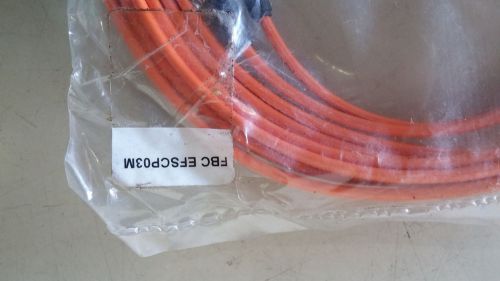 CORNING OPTICAL CABLE 10&#039; 62.5/125 MICRON-TBII-QFNRQFNFT4 NEW IN PACK #A38