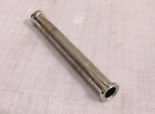 sanitary pipe fitting, extension, 3/4&#034; x 7&#034;, stainless, tri clover ends