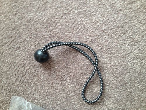 10 PC BLACK STRETCH CORDS BALL BUNGEE CORDS 9&#034; LENGTH