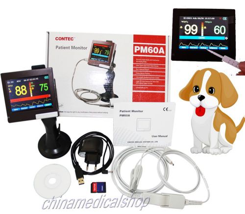NEW Veterinary use Handheld Patient Monitor,Touch Screen Monitor,SPO2,PR,CONTEC