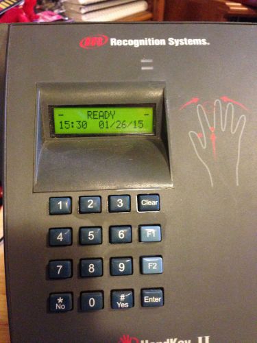 Recognition Systems HK-II Biometric Hand Scanner-Time Clock