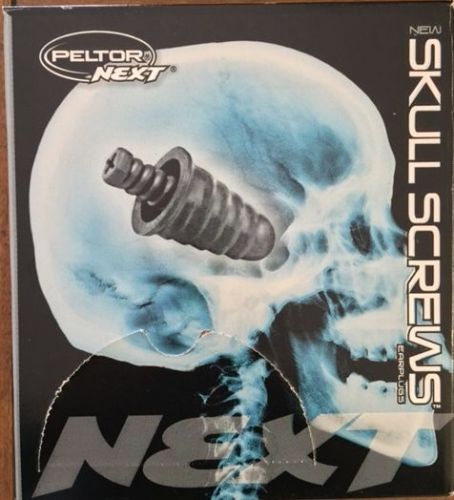 Skull Screws Ear Plugs 120pair/bx