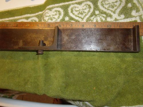 12 1/8 X 2 1/16 ANTIQUE MARKED LETTERPRESS  PRINTING PRESS COMPOSITION TRAY PICA