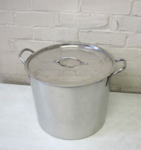 20 Qt. Stainless Steel Stock Pot w/ Lid ~ Never Used ~