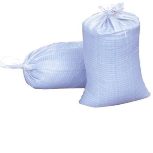 15X27 Woven Polypropylene Sand Bags With Ties &amp; UV Protection ( 500 bags)