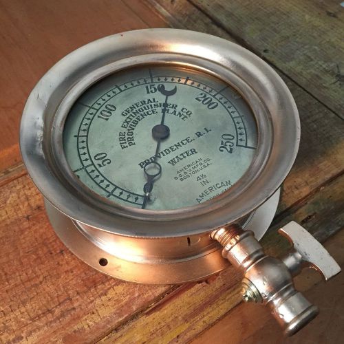 5.5&#034; copper american bourdon gauge dated mar 24, 1903, vintage, antique, brass, for sale