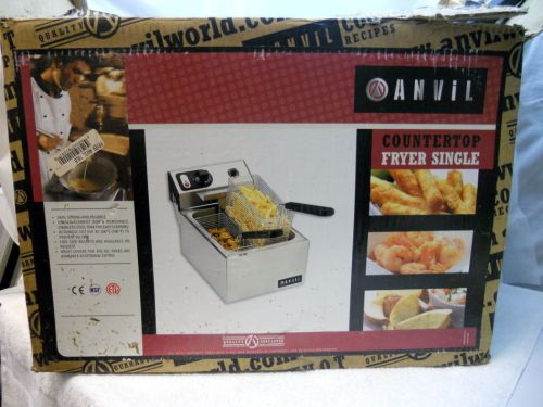 ANVIL FFA7120 Countertop Commercial Deep Fat Fryer 10LB w/ Baskets 1800Watts