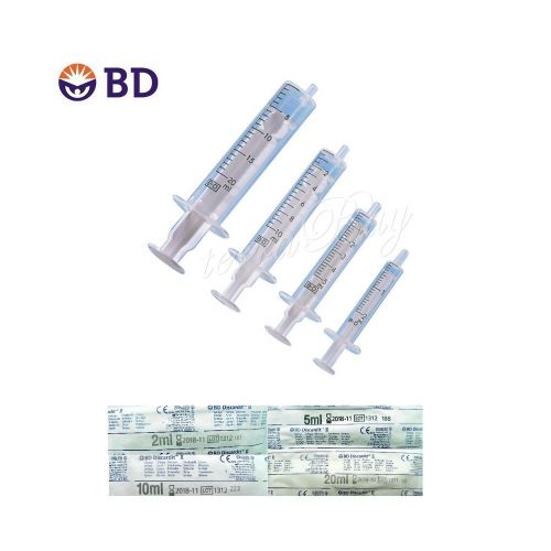 20ml bd discardit ii medical sterile syringe / packs of 10 / multiple uses for sale