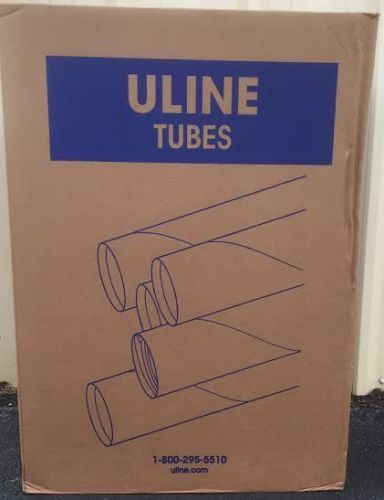 10 Count Box of Uline Shipping tubes w/ Plug Cap Ends 6&#034; X 30&#034; NEW Free Ship