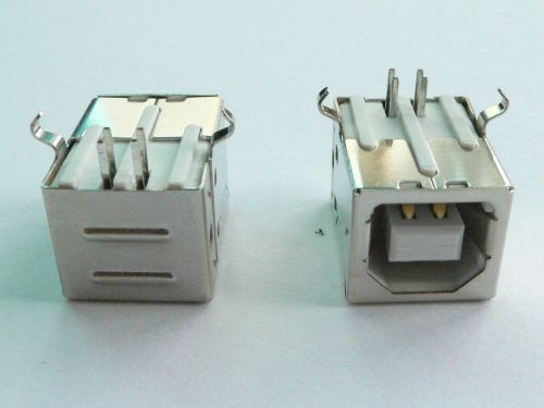 10x USB Jack, Type-B, female, right angle PCB mount