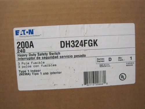 Cutler Hammer 200 Amp Heavy Duty Safety Switch DH324FGK