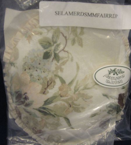 Laura Ashley Fairthorn Small Round Pillow 6x7 Decorative Floral Flower Display