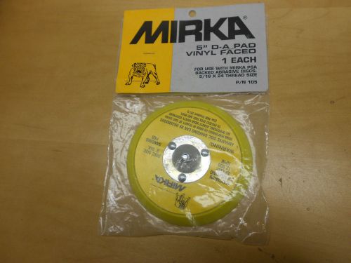 Mirka 5 inch psa sanding vinyl faced backup pad for sale