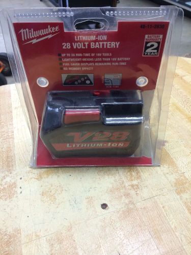 MILWAUKEE GENUINE 48-11-2830,M28 Lithium-Ion Battery-NEW IN SEALED PAK F/SHIP!!