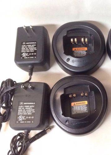 2 used oem motorola charger htn9000b  ht1250 ls ht750 mtx950 mtx9250 ht1550 for sale