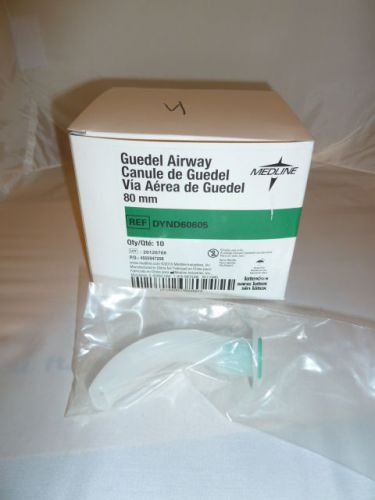 Medline Guedel Airway Size 3 80mm 4 boxes of 10 total 40