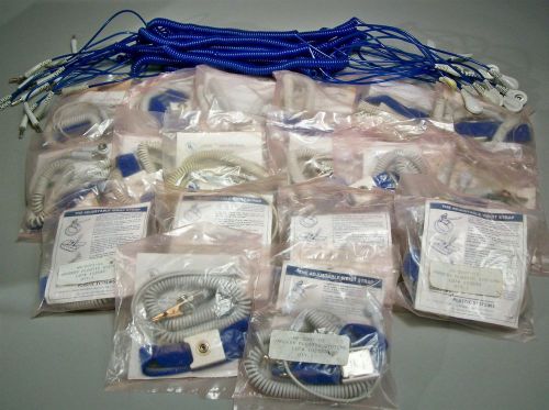 ESD Adjustable Wrist Strap/SD Cord Replacement Assort. - Used - Lot of 34 pcs