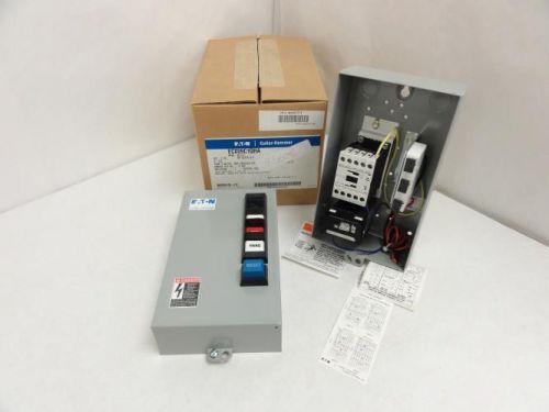 143404 new in box, eaton ecx09c1qha-r61/c starter, 9a, 3p, 600v max, coil: 24vdc for sale