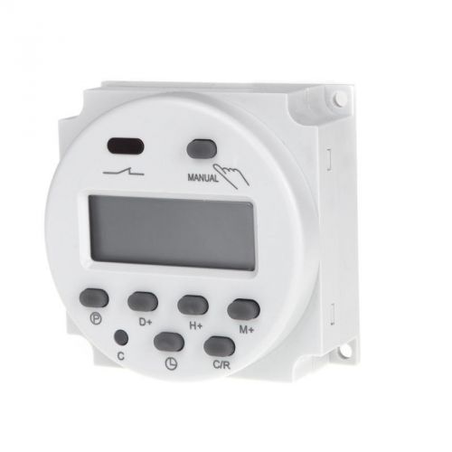 New digital lcd power time relay ac 220v-240v programmable control timer switch for sale