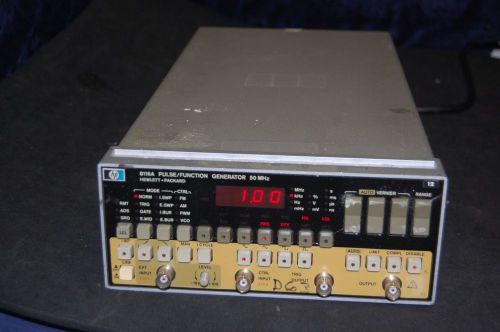 HP 8116A Pulse/ Function Generator with option 001 7901d