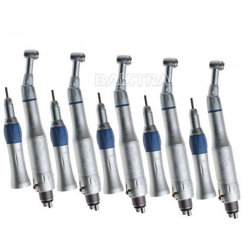 5xdental low speed handpiece push button contra angle straight air motor e-type for sale