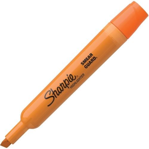 LOT OF 4 Sharpie Major Accent Highlighter - Orange Ink/Barrel- 12/Pk - SAN25006