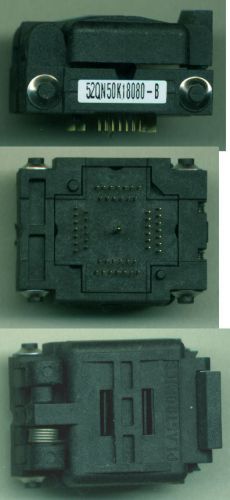 Plastronics QFN52 52QN50K18080-B IC Test Socket 0.5Pitch