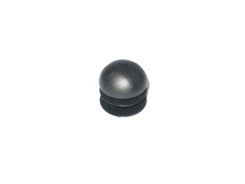(150) 3/4&#034; round hole plug, ball head, ribbed , black  - #c-24-u-21 - free s&amp;h for sale