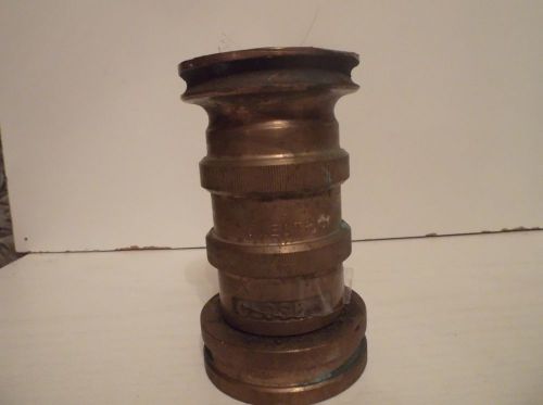 enco HNL-206T FIRE HOSE NOZZLE 1.5&#034; SOLID BRASS used