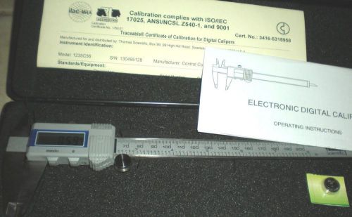Thomas scientific traceable digital caliper 8in. stainless steel 1235c56 for sale