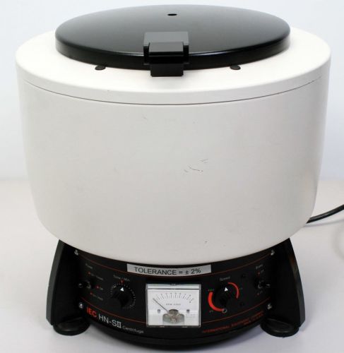 Thermo IEC HN-SII Benchtop Centrifuge w/ 268 Swinging Bucket Rotor+3224 Buckets