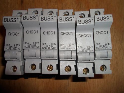 BUSS CHCC1 FUSE HOLDER (NEW NO BOX) LOT OF 6