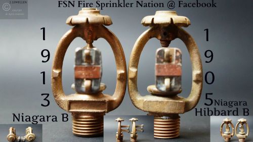 1905 &amp; 1913 Rotating Deflector Combo Set Fire Sprinkler Heads