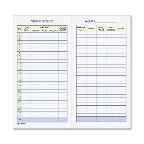 BRAND NEW!!! Adams® Vehicle Mileage and Expense Record Book, 3-1/4&#034; x 6-1/4&#034;