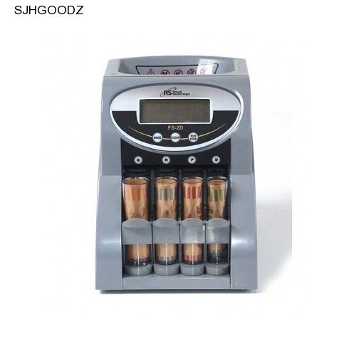 Electronic coin change sorter machine money counter sort count wrapper digital for sale