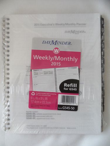 DayMinder Weekly/Monthly 2015 Refill (G545-50)