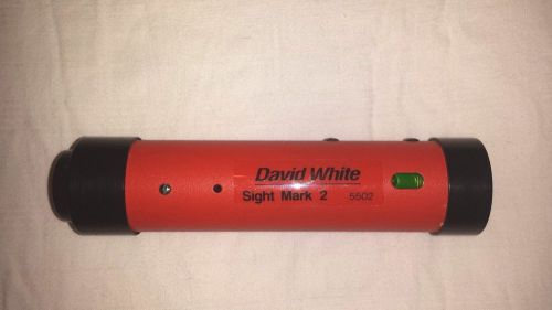 David White Sight Mark 2 Hand Level 17-5502-1 with leather case