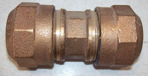 Mueller 1&#034; Brass Compression Union Coupling Fitting