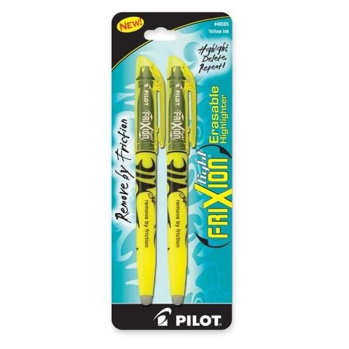 Pilot Frixion Highlighter - Chisel - Yellow Ink - 2 / Pack - PIL46505
