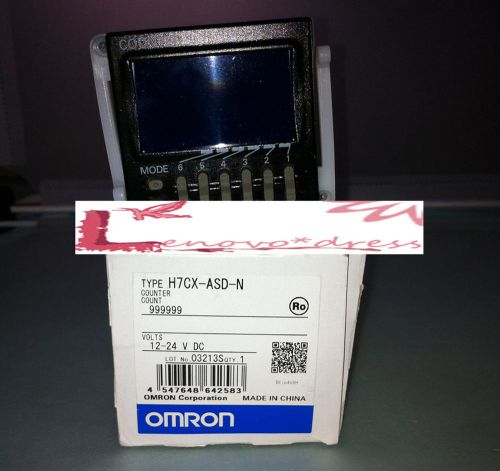 Omron counter h7cx-asd-n h7cxasdn 12-24vdc new in box free shipping #j772 lx for sale