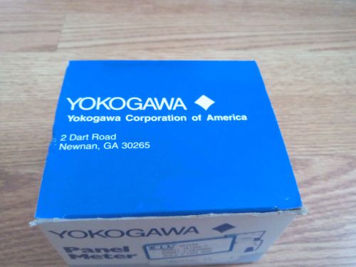 New yokogawa panel meter ye/250-3 0-1500 miliamperes analog for sale