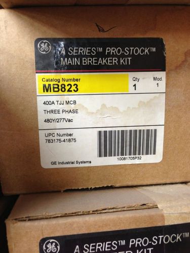 General Electric #MB823     3 POLE   3 PH Main Breaker Kit