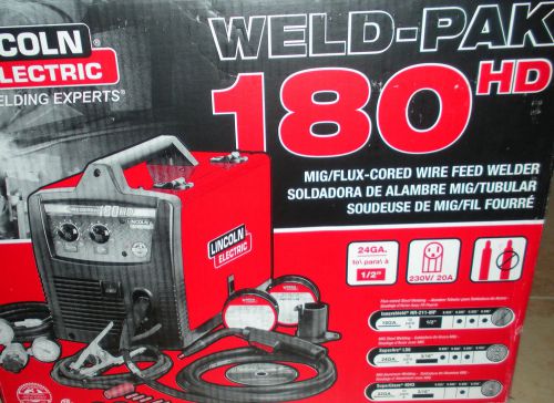 Lincoln electric 180hd weld-pak wire feed welder for sale