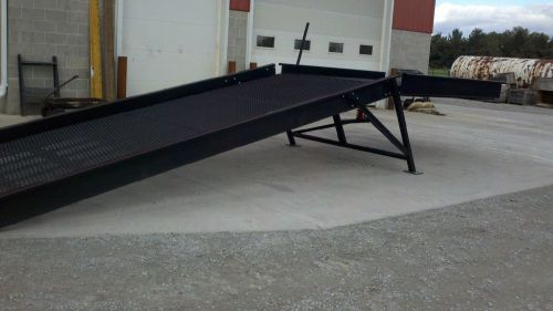 Dock mobile yard ramp loading/leveling forklift truck ramp new ideal mfg. for sale