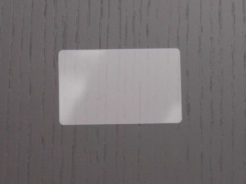 50 blank pvc plastic photo id clear credit card 30mil cr80 new for sale