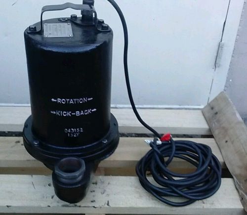Dayton effluent submersible electric water pump model 388b3 - 2&#034; npt outlet 120v for sale