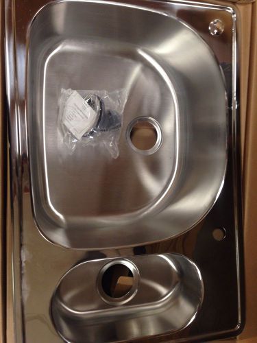 Overmount D SHAPE stainless Steal Sink 18 Gauge 33&#034;x22&#034; Double Heavy Duty