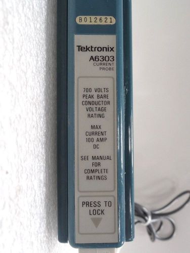 TEKTRONIX A6303 CURRENT PROBE 700 VOLTS ~ CHECK IT OUT ~