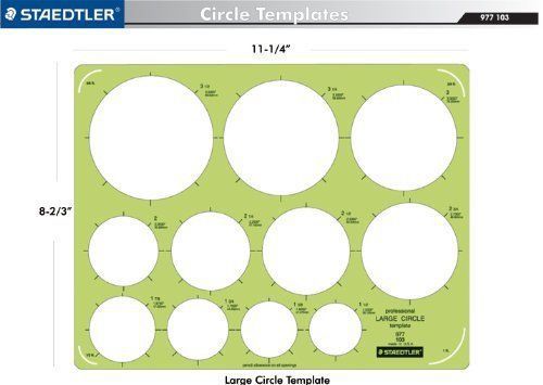 Staedtler template, large circle for sale